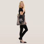 Racoon in der Baumhöhle Tasche (Am Model)