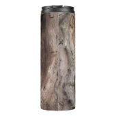 Racoon in der Baumhöhle Thermosbecher (Rückseite)