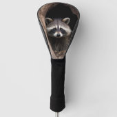 Racoon in Tree Cave Golf Headcover (Vorderseite)