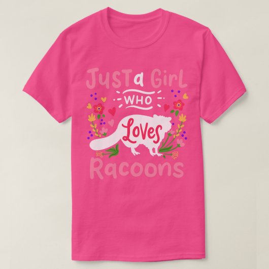 Racoon Lover 1 T-Shirt (Design vorne)
