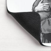 Racoon Lover Trash Panda Christlich Jesus Holding Mousepad (Ecke)