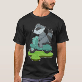 Racoon Motorrad T-Shirt