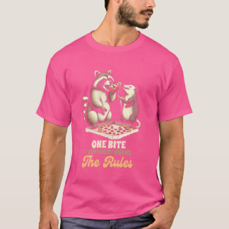 Racoon & Opossum Lover ein Biss, jeder weiß T-Shirt