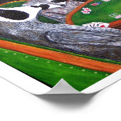 Racoon-Poker Poster (Ecke)