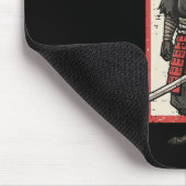 Racoon Samurai Katana Japanischer Krieger Männer B Mousepad (Ecke)
