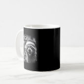 Racoon Santa Funny Cat Taking Selfie Christmas Xma Kaffeetasse (Vorderseite Links)