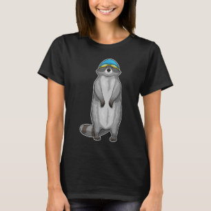 Racoon Schwimmhaube T-Shirt