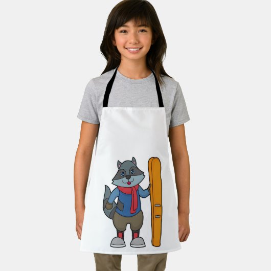 Racoon Skier Ski Schürze (Insitu)