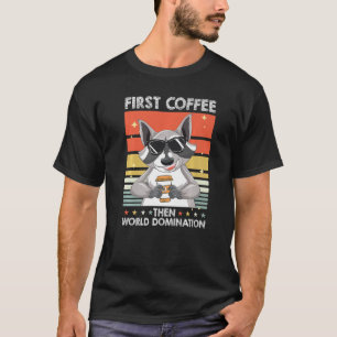 Racoon Sunglasses Wildlife Animal Racoon T-Shirt
