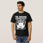 Racoon trash trash panda thief cat street T-Shirt (Vorne ganz)