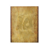 Racoon verblasst Vintag Notizblock (Rotiert)