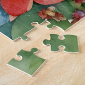 Racoon Watercolor Floral Portrait Puzzle (Seite)