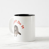 Racoon Zweifarbige Tasse (Vorderseite Links)