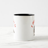 Racoon Zweifarbige Tasse (Mittel)