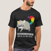 Racoonicorn Funny rash Panda Raccoon Unicorn T-Shirt (Vorderseite)