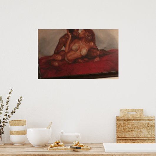 Racquel Evans Poster (Küche)