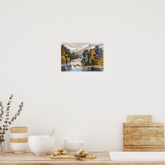 Racquet River - Adirondacks Poster Print (Küche)