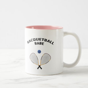 Racquetball-Baby Zweifarbige Tasse