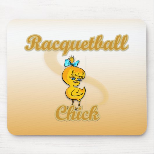 Racquetball Chick Mousepad (Vorne)