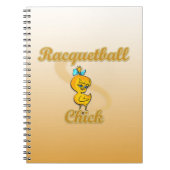 Racquetball Chick Notizblock (Vorderseite)