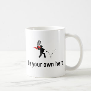 Racquetball-Held Kaffeetasse
