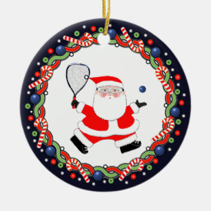Racquetball Holiday Geschenk Keramik Ornament