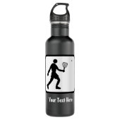 Racquetball-Logo — Anpassbar Trinkflasche (Vorderseite)