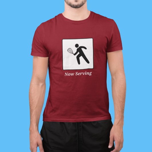 Racquetball Player Fußgängerzone Zeichen und Text T-Shirt