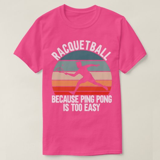 Racquetball Player T-Shirt (Design vorne)