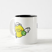 Racquetball Zweifarbige Tasse (Vorderseite Links)