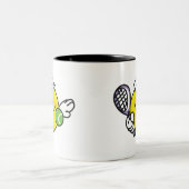 Racquetball Zweifarbige Tasse (Mittel)