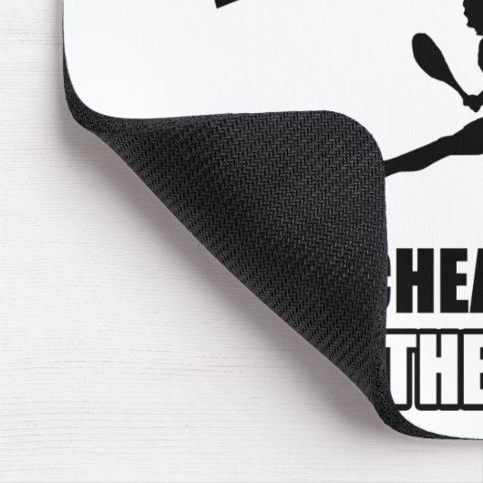 Racquetballspielerentwürfe Mousepad (Ecke)