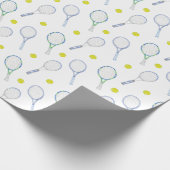 Racquets Geschenkpapier (Ecke)