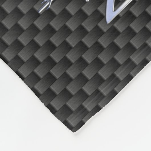 Racy Registered Nurse RN Silver Caduceus Snakes Fleecedecke (Ecke)