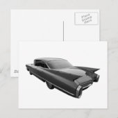 Rad 1960 Cadillac Postkarte (Vorne/Hinten)