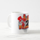 Rad 2 Live BMX Kaffeetasse (Vorderseite Links)