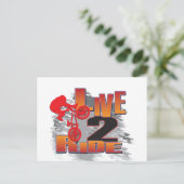 Rad 2 Live BMX Postkarte (Stehend Vorderseite)