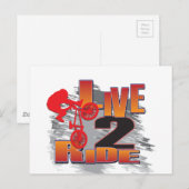 Rad 2 Live BMX Postkarte (Vorne/Hinten)