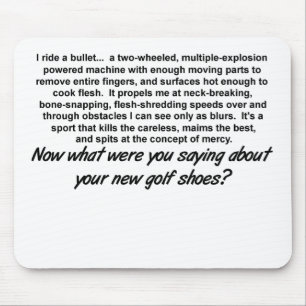 Rad A Bullet - Dirt Bike Motocross Mousepad