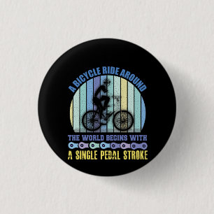 Rad Art A Fahrradtour Button