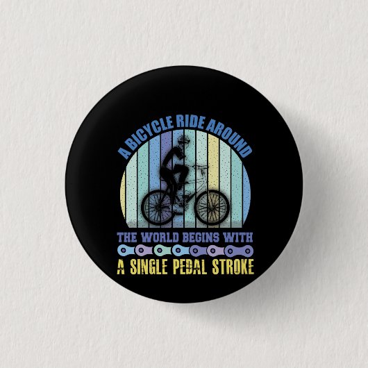 Rad Art A Fahrradtour Button (Vorderseite)