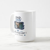 Rad Dad bemalter Rahmen Tasse (Vorderseite Links)