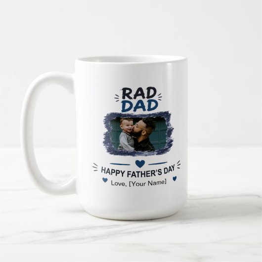 Rad Dad bemalter Rahmen Tasse (Links)
