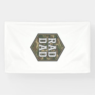 Rad Dad Camo Sechseck Vintage Gravur Design_1 Banner