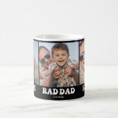 Rad Dad Est. Retro 3 Foto Kaffeetasse (Mittel)