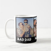 Rad Dad Est. Retro 3 Foto Kaffeetasse (Links)