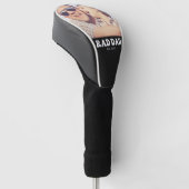 Rad Dad Est. Retro-Foto Golf Headcover (angewinkelt)