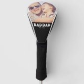 Rad Dad Est. Retro-Foto Golf Headcover (Vorderseite)