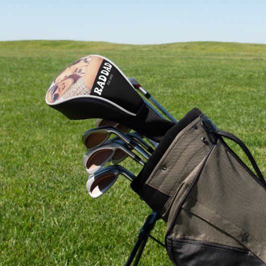 Rad Dad Est. Retro-Foto Golf Headcover (In SItu)
