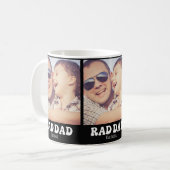 Rad Dad Est. Retro-Foto Kaffeetasse (Vorderseite Links)